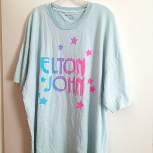 Elton John Lounge Tee Oversized Vintage Style